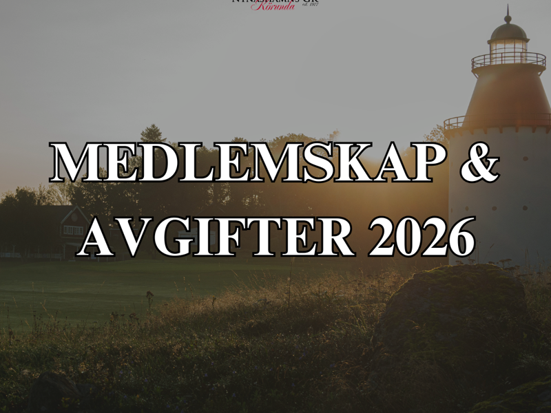 Medlemskap & avgifter 2026