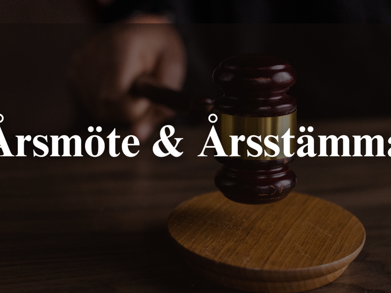 Handlingar till årsmöte & årsstämma