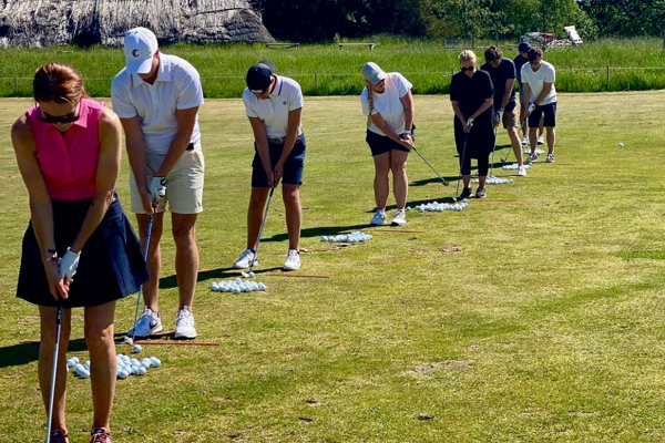 Happy hour på golflektioner