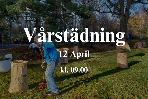 Vårstädning 12 april