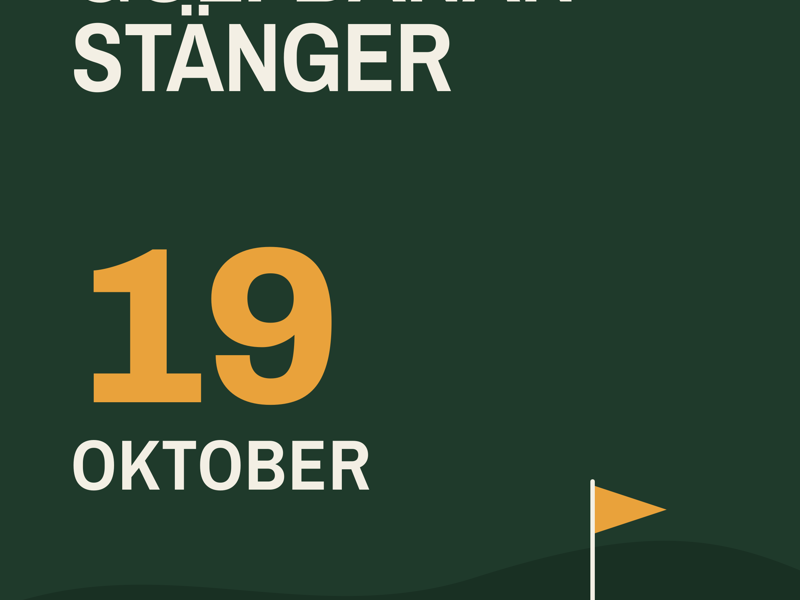 Banan stänger 19 oktober 2026